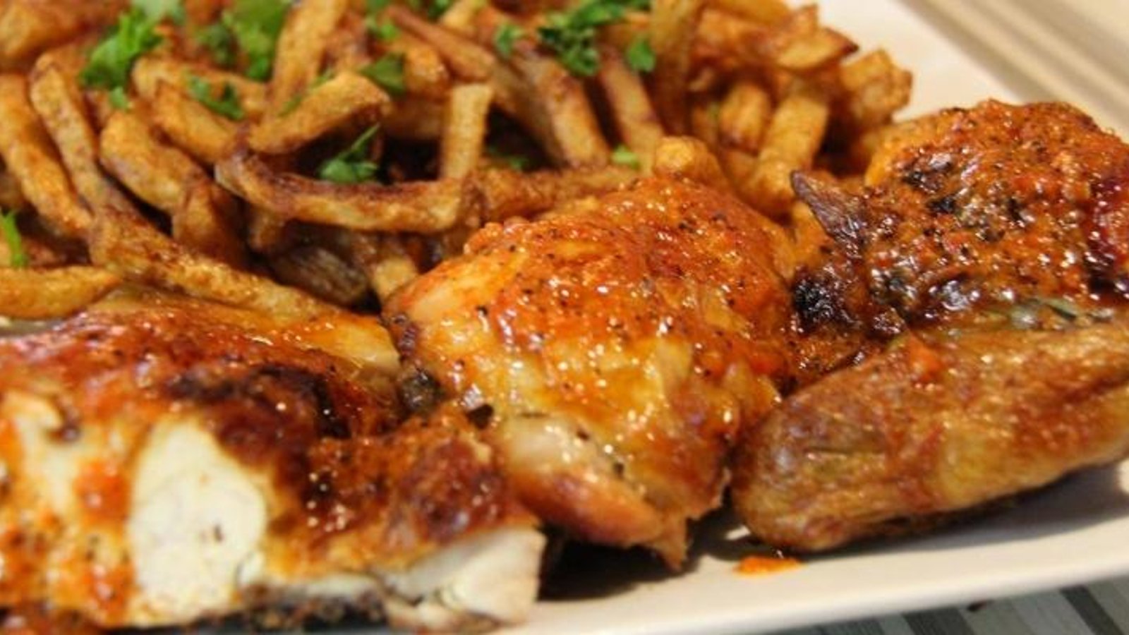 Un poulet portugais comme au Restaurant Bastos