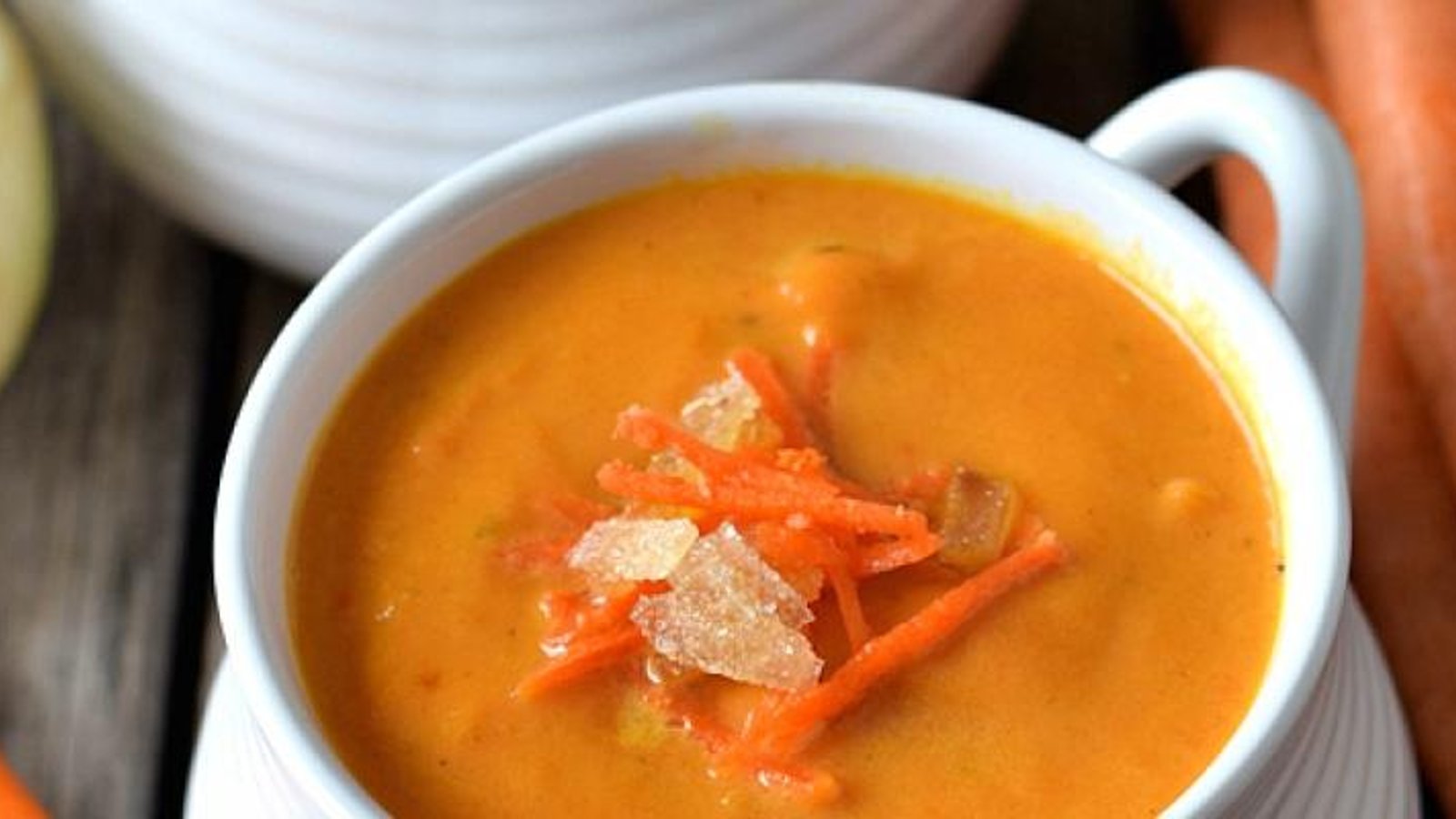 Soupe...carotte et gingembre