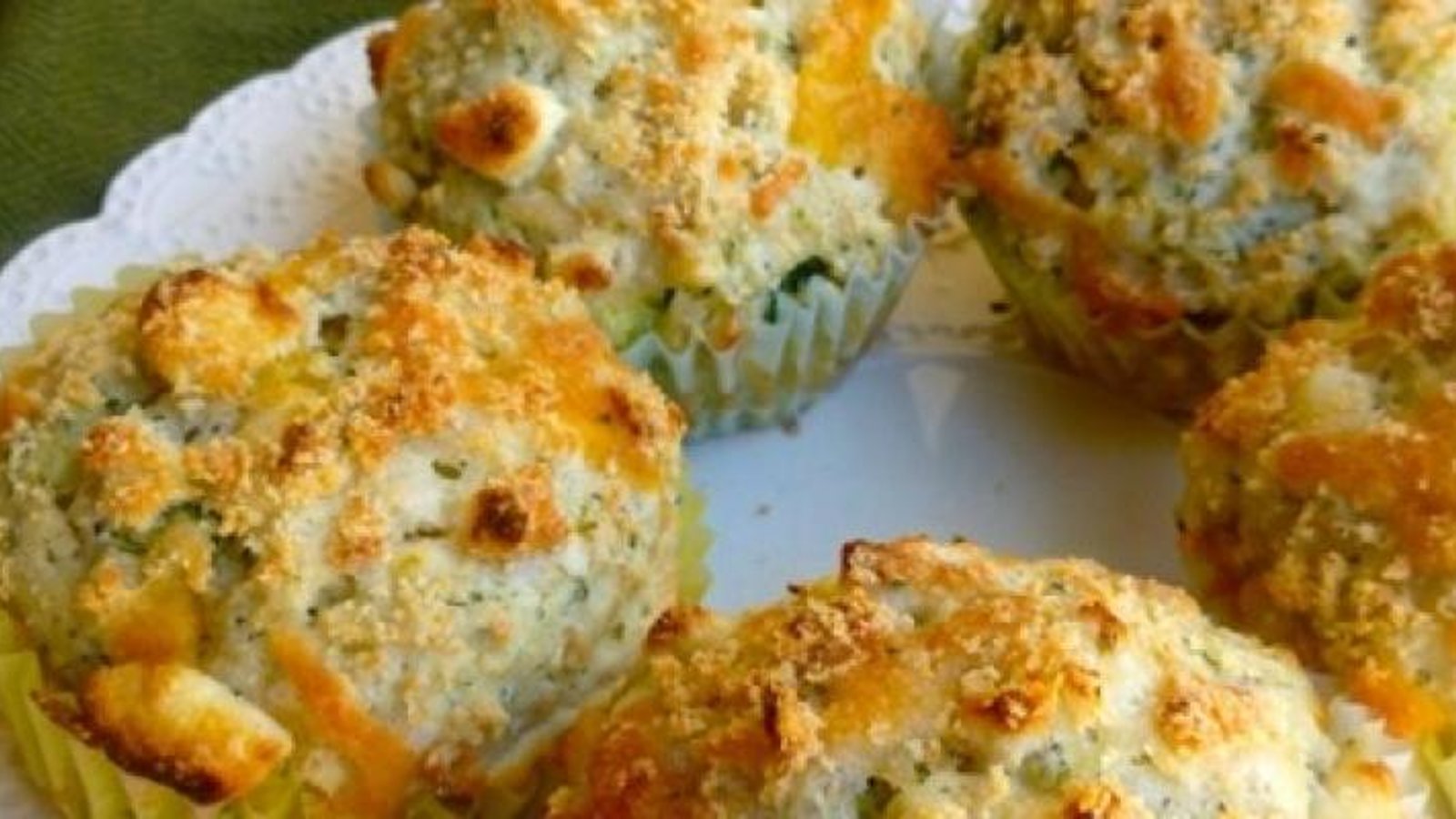 Muffin fromage et brocoli...un excellent déjeuner santé