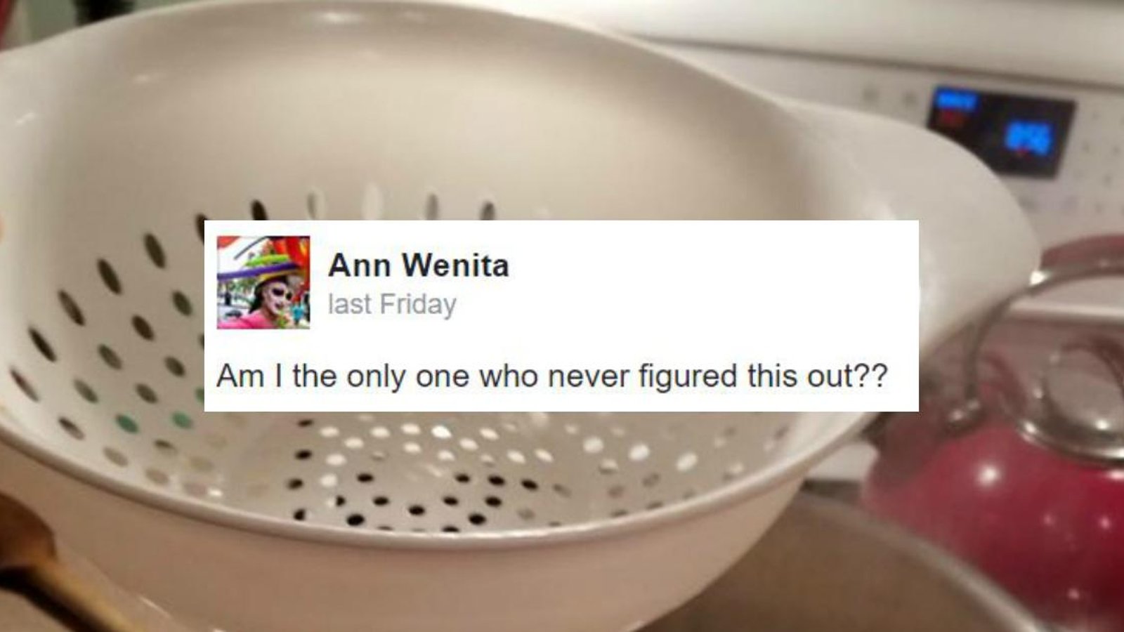 Un internaute partage un moyen révolutionnaire pour égoutter les pâtes avec une passoire