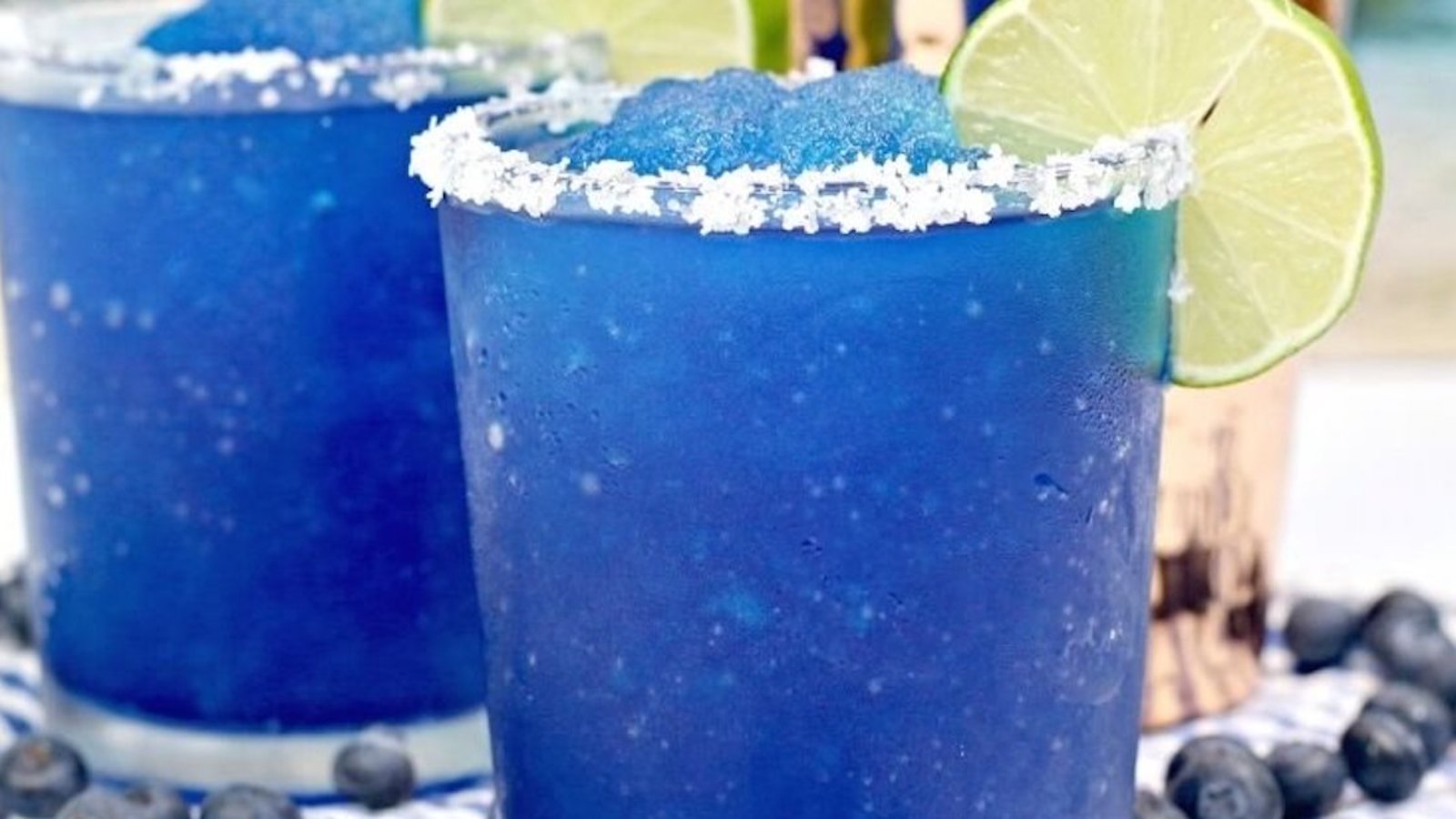 Le cocktail de rêve pour le mois d’août: une Margarita aux bleuets version «slush»!