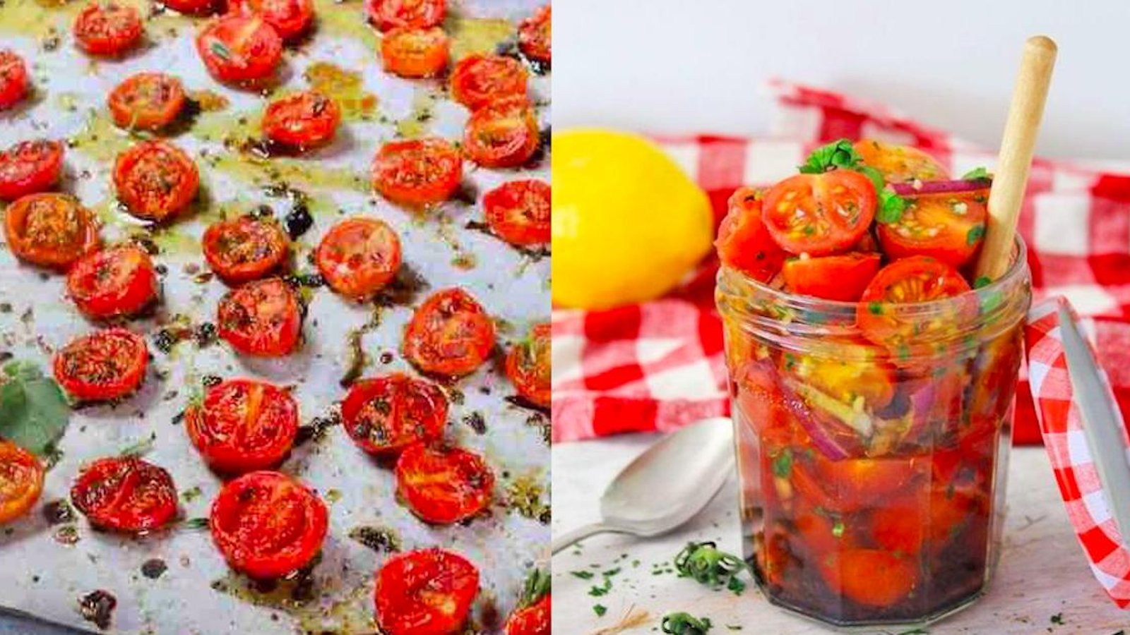 Voici quoi faire avec vos tomates cerises: 2 recettes
