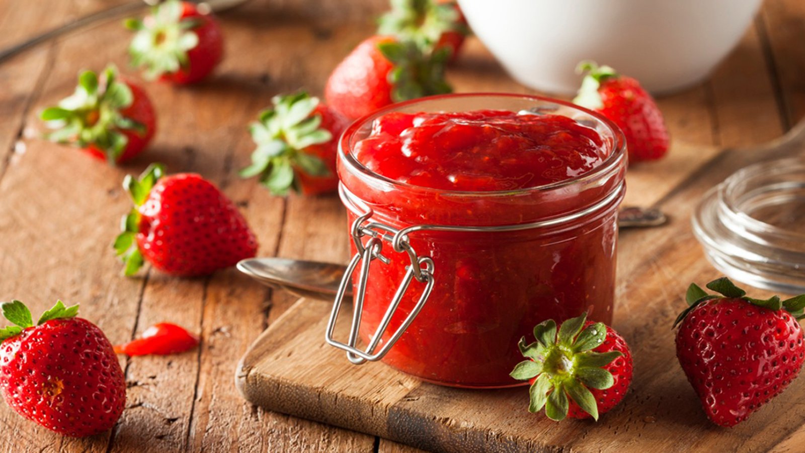 Confiture aux fraises sans sucre et sans pectine