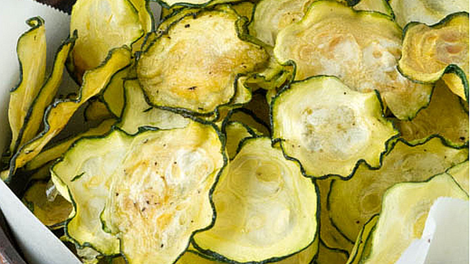 Croustilles de zucchini à saveur de sel et vinaigre