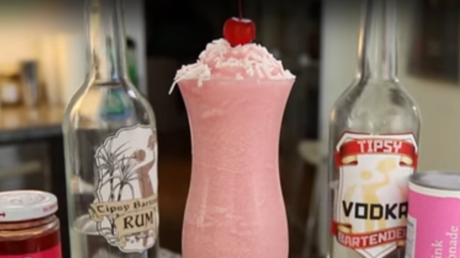 Cocktail givré “Pink Coconut”