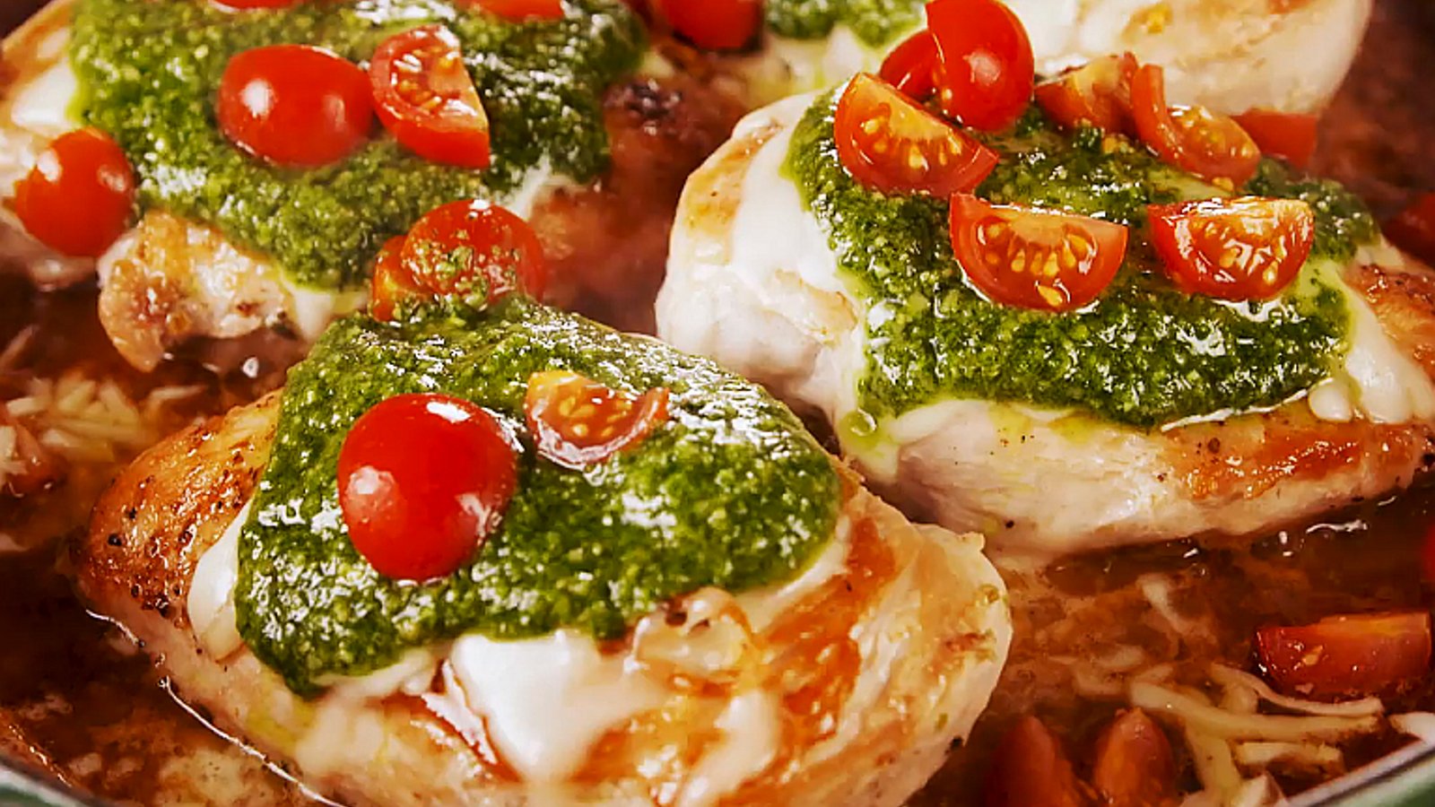 Poulet margherita inspiré de la cuisine traditionnelle italienne