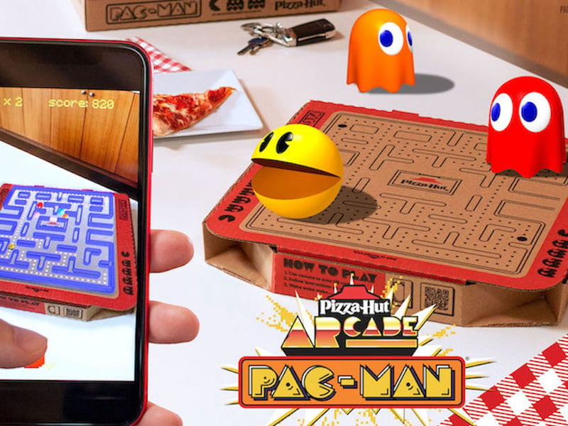 Pizza Hut a créé des boites à pizza pour jouer à Pac-Man