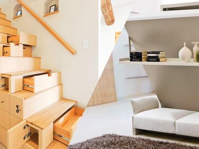 25 concepts insolites mais très ingénieux pour les petits espaces!